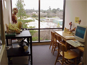 Photograph of Anatomy Room in Tutoring Center